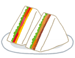 サンドイッチの英単語