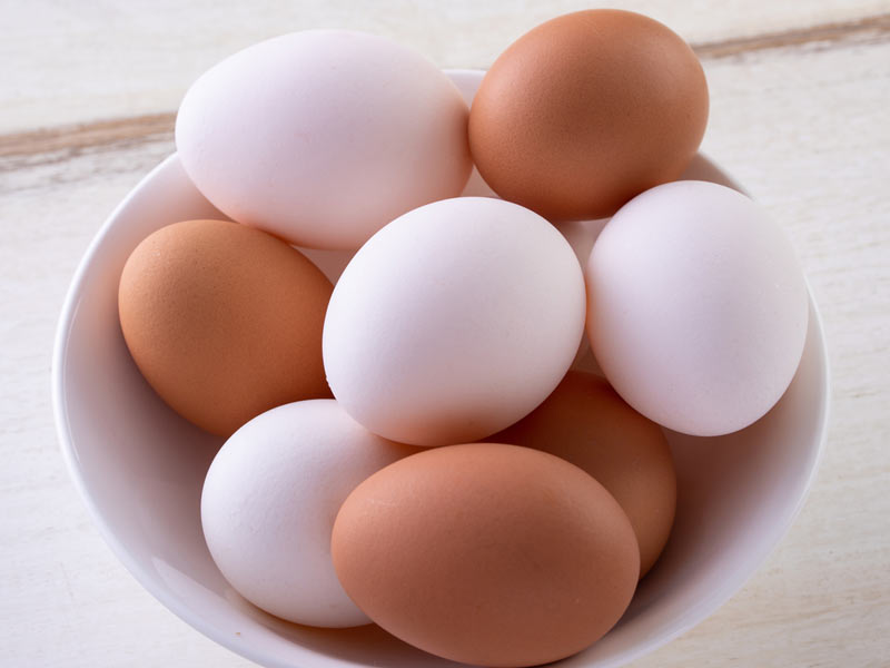 赤卵と白卵