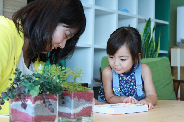 子供と英語の先生