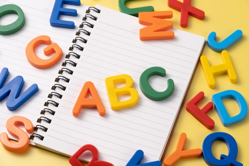 アルファベットと学習ノート